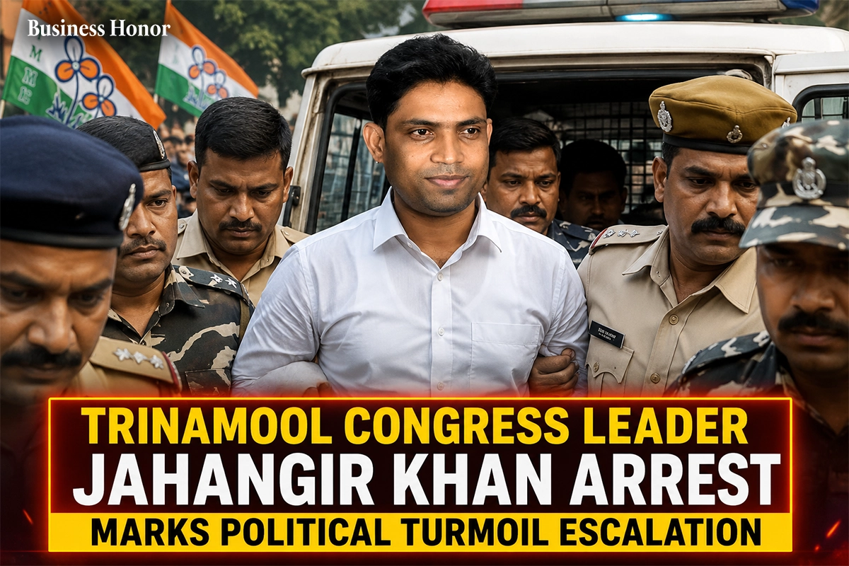  Trinamool Congress Leader Jahangir Khan Arrest Marks Political Turmoil Escalation 